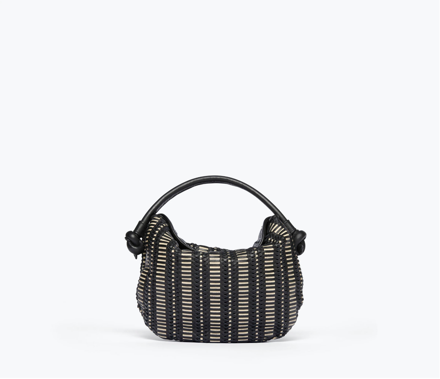 Elis Mini Crescent Bag Black Vanilla