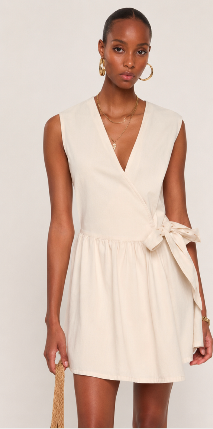 Morisette Dress in Ecru
