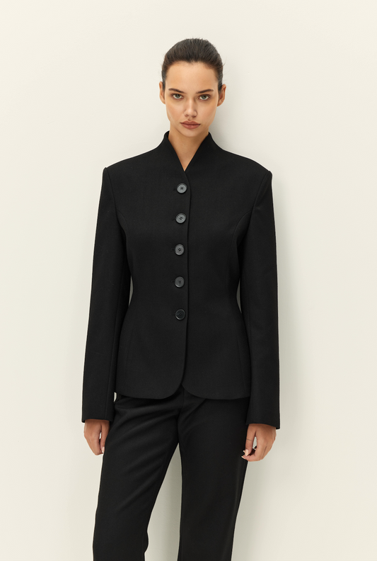 Rhea Buttoned Blazer