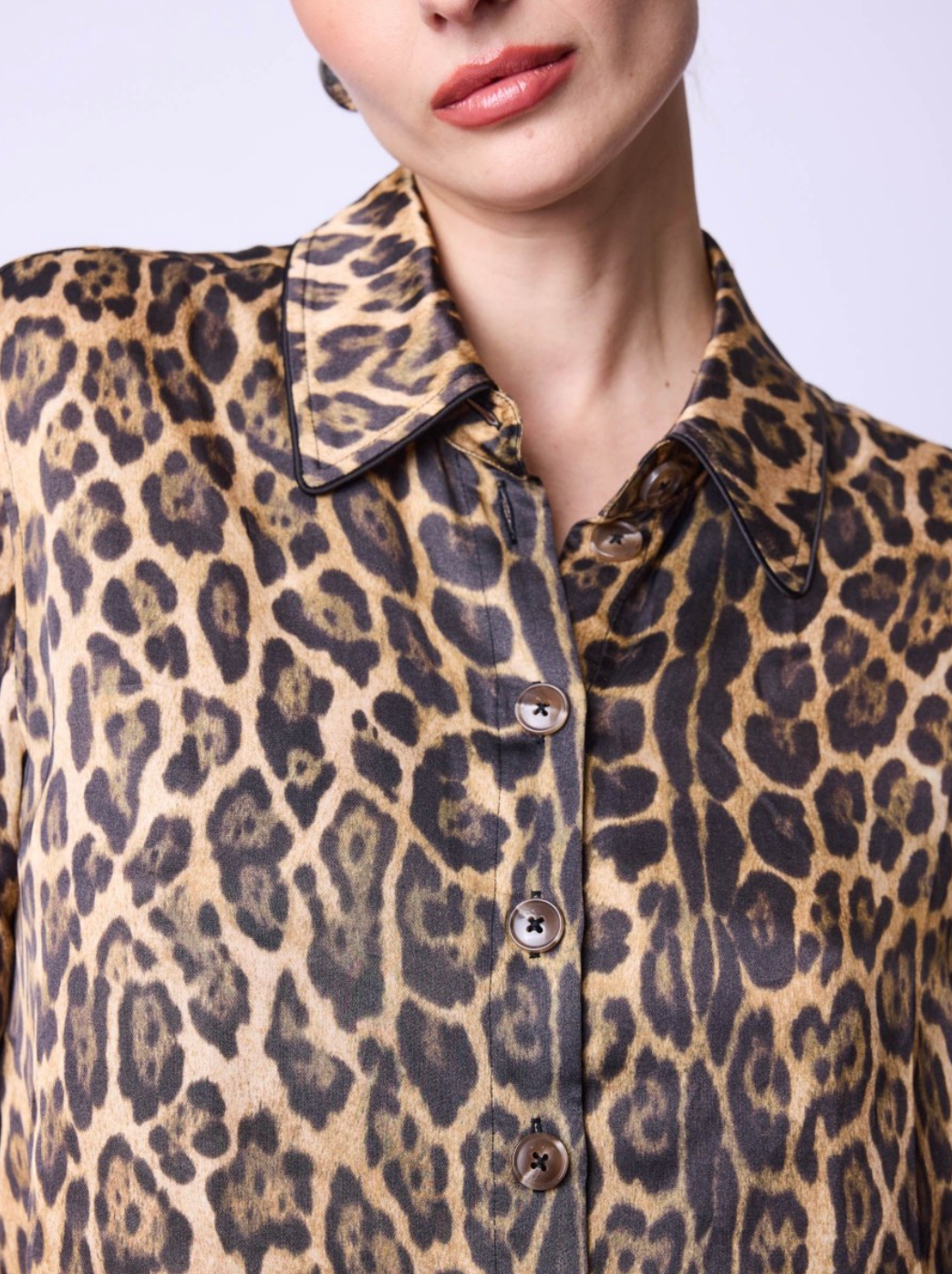 Lela Leopard Blouse