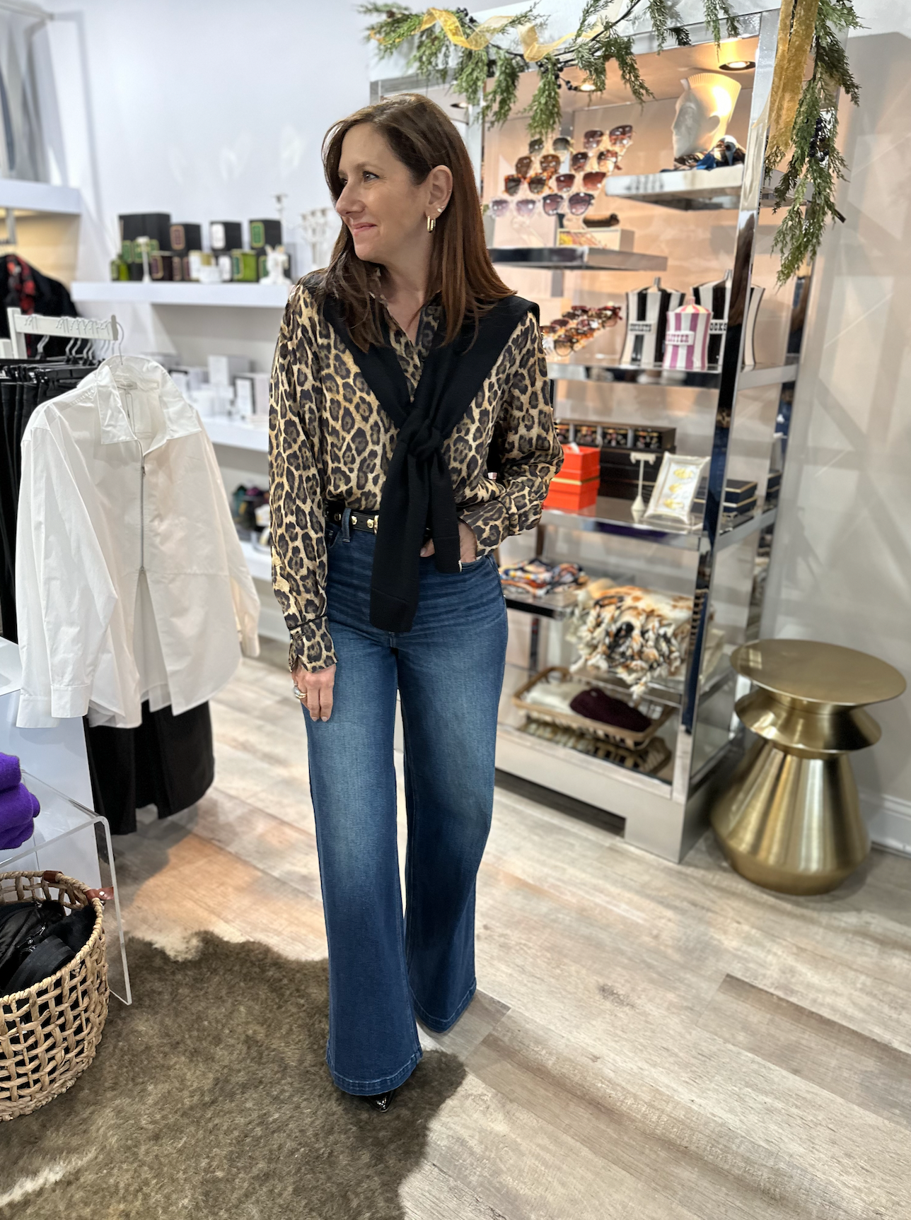 Lela Leopard Blouse