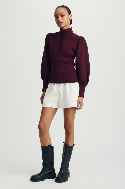 Ash Sweater Burgundy