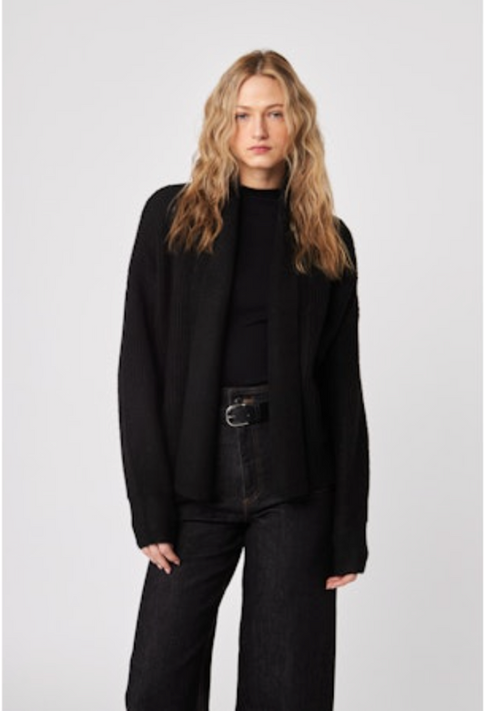 Noah Cardigan in Caviar