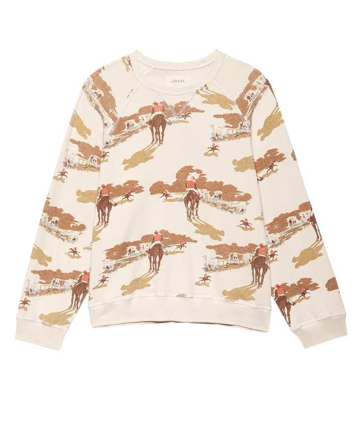 The Slouch Sweatshirt Riding Horses