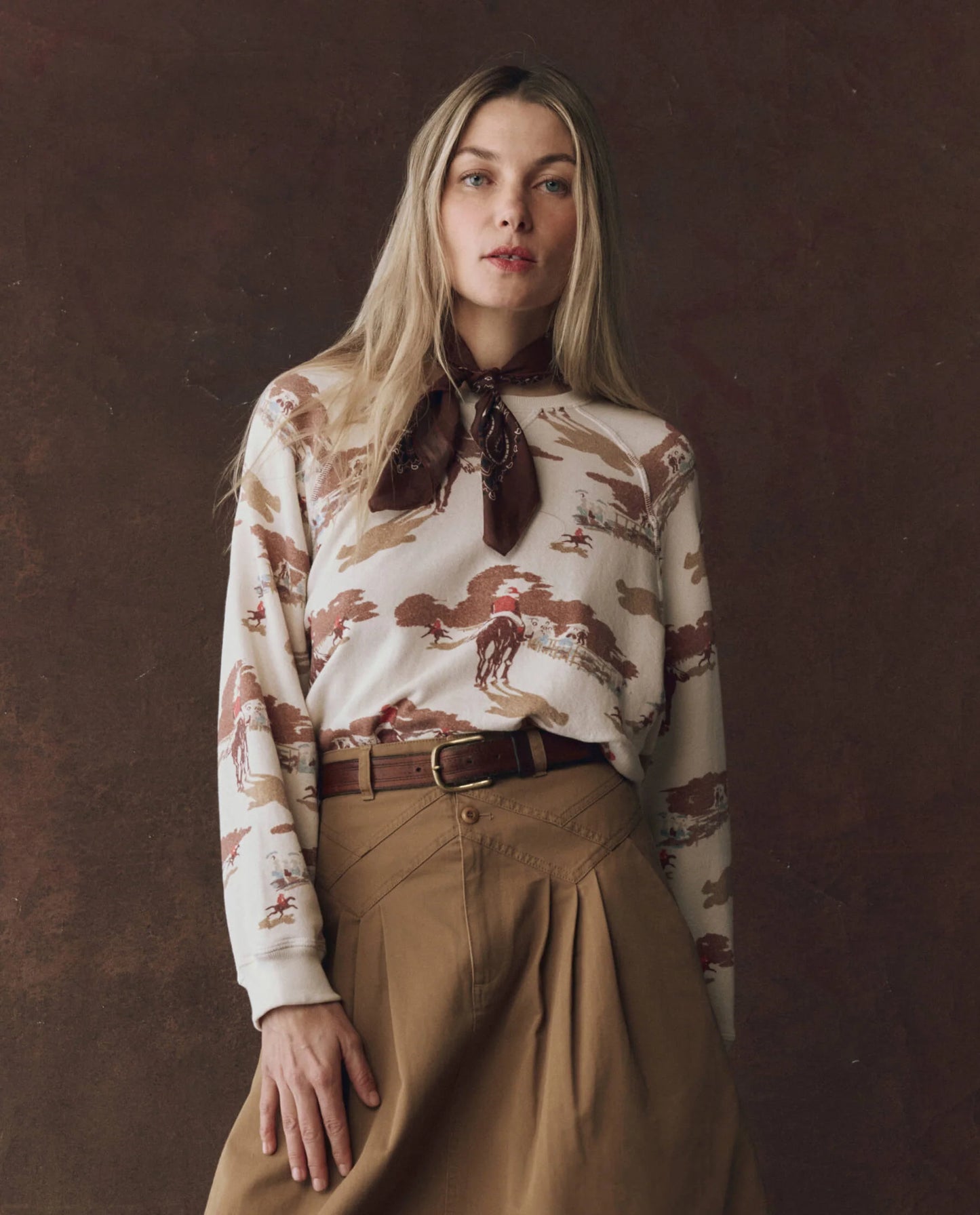 The Slouch Sweatshirt Riding Horses