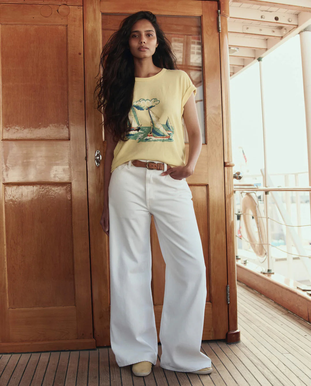The Boxy Crew w/ Sailing Boats Graphic
