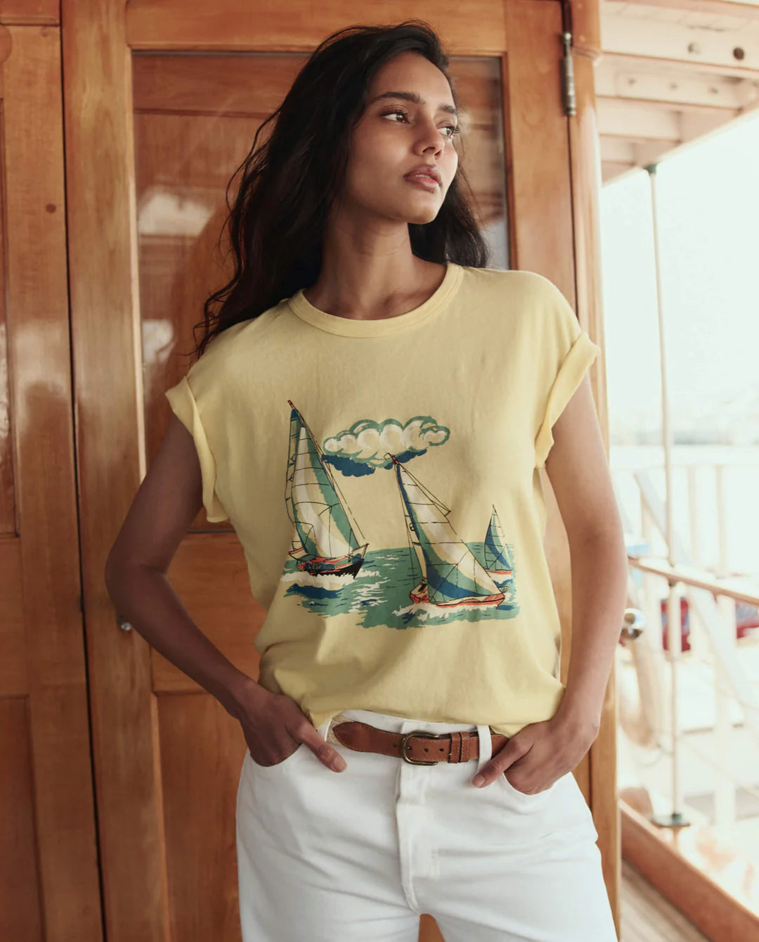 The Boxy Crew w/ Sailing Boats Graphic