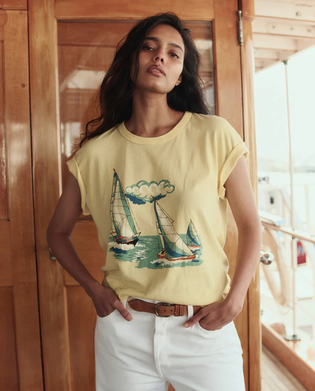 The Boxy Crew w/ Sailing Boats Graphic