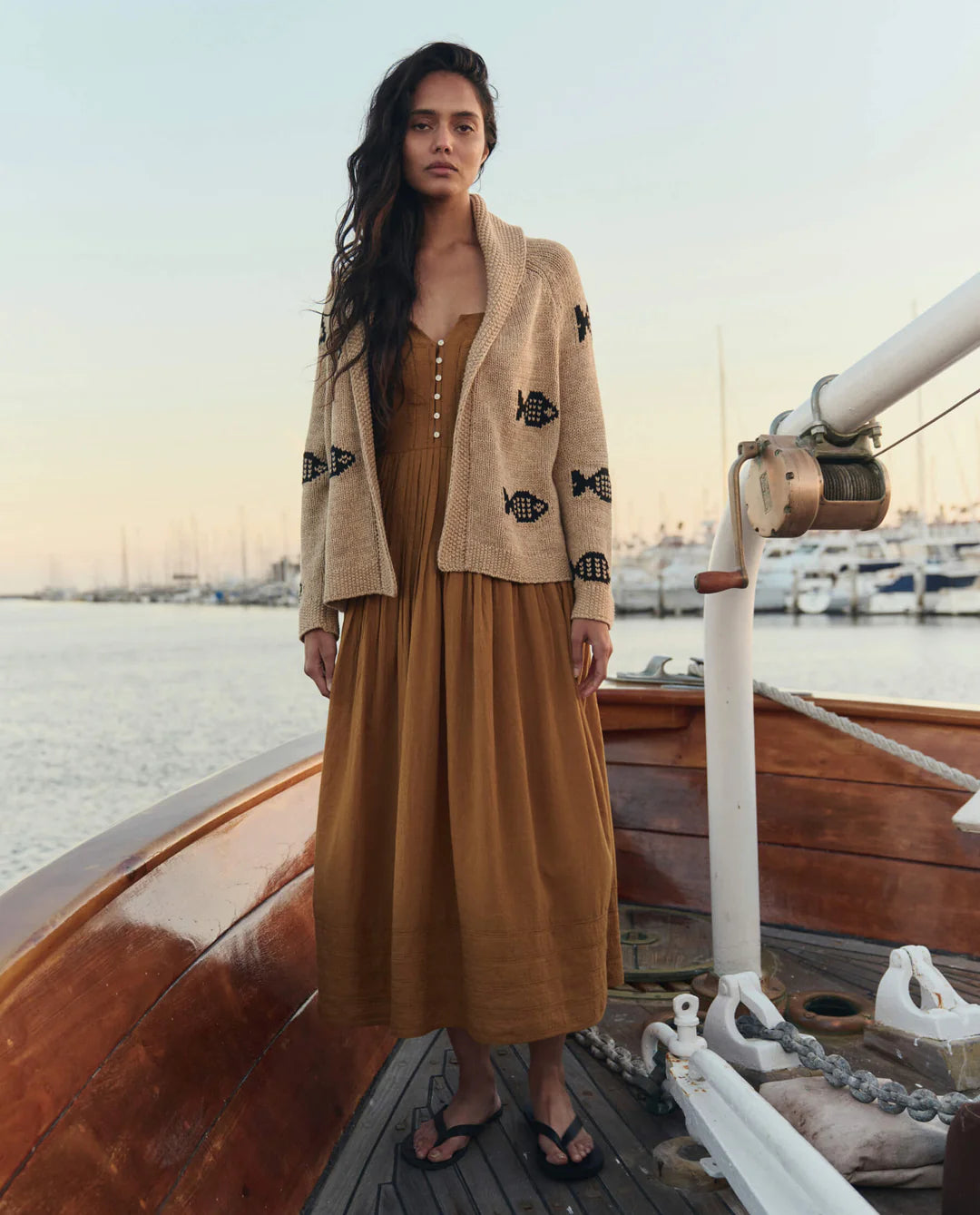 The Swimming Fish Lodge Cardigan