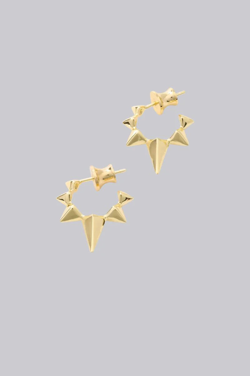 Gabriella Spiked Hoops