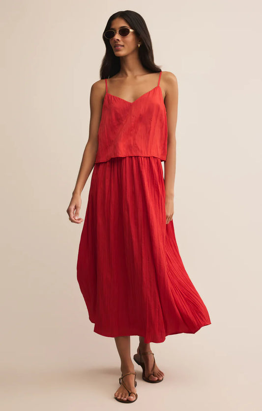 Nicoline Crinkle Midi Skirt