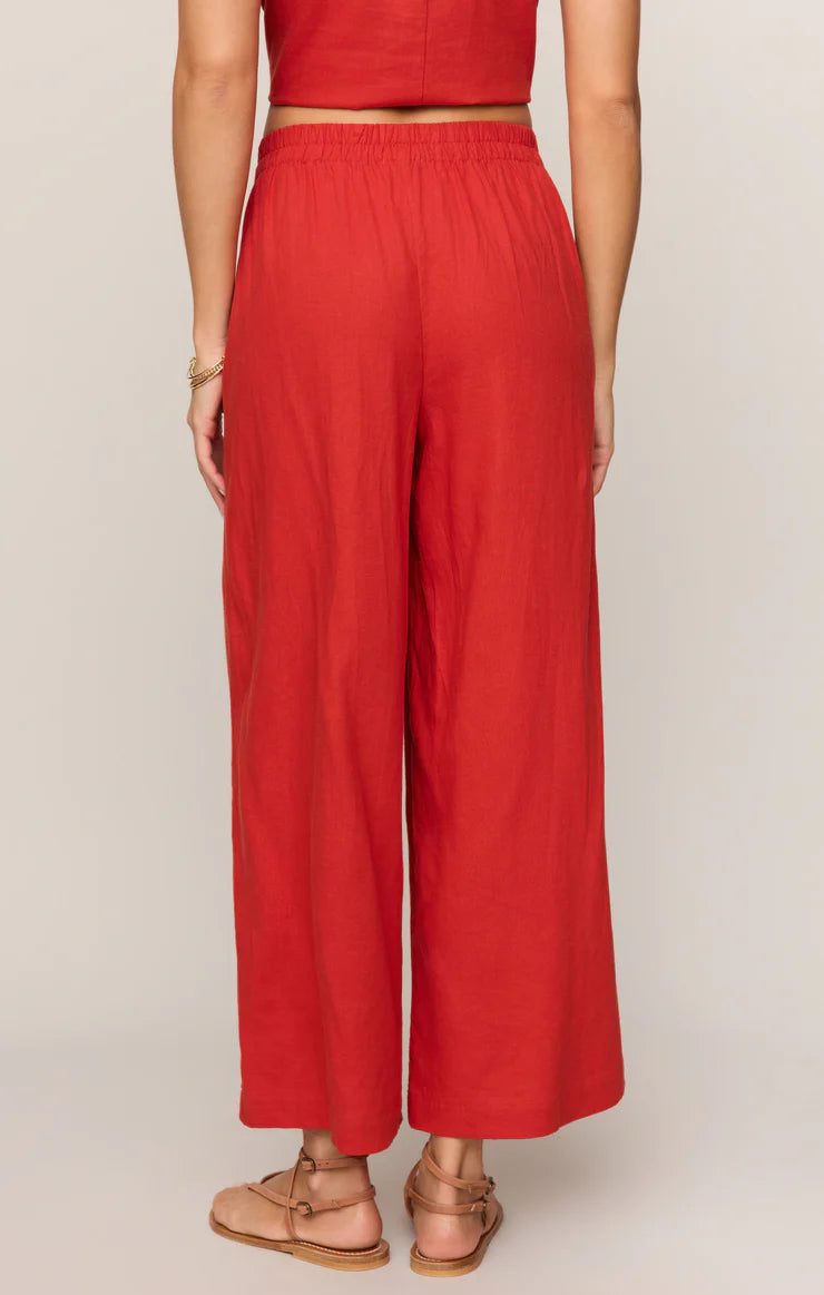 Sloane Linen Pants Chili Pepper