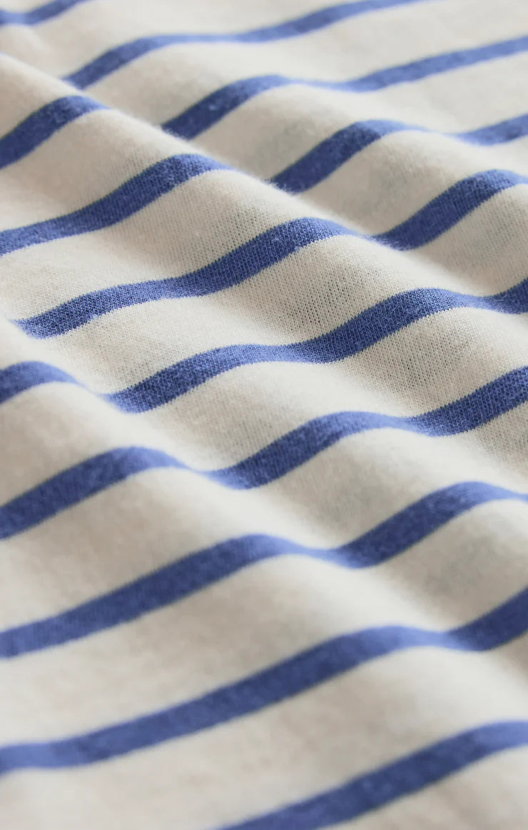 Junie Striped Tee Blue