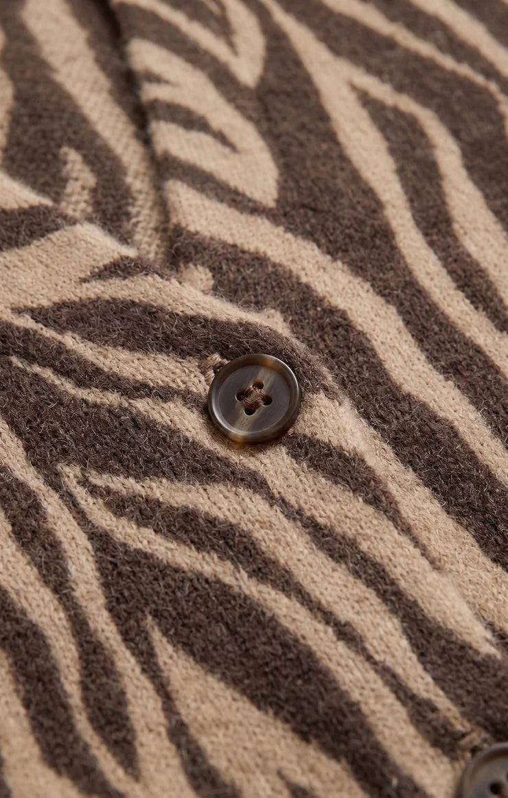 All The Wild Zebra Cardigan