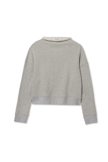 Arden French Terry Mock Neck Sweatshirt