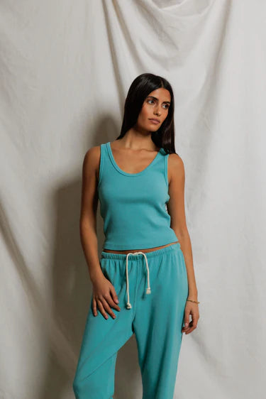 Blondie Tank Teal