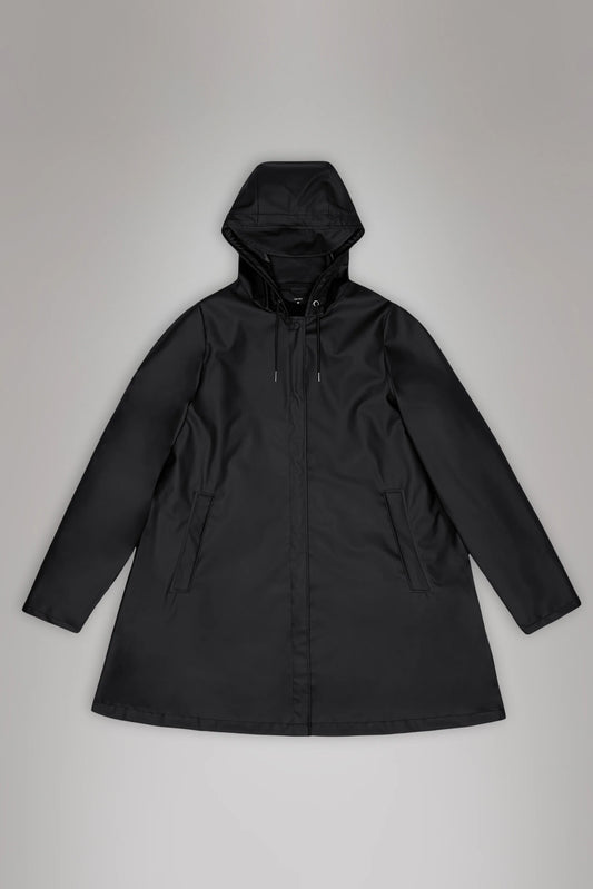 Rains A-Line W Jacket in Black