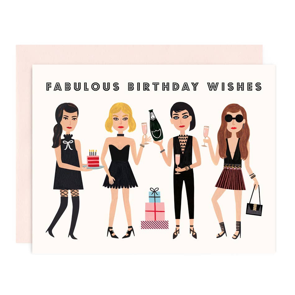 Fabulous Birthday Wishes Greeting Card