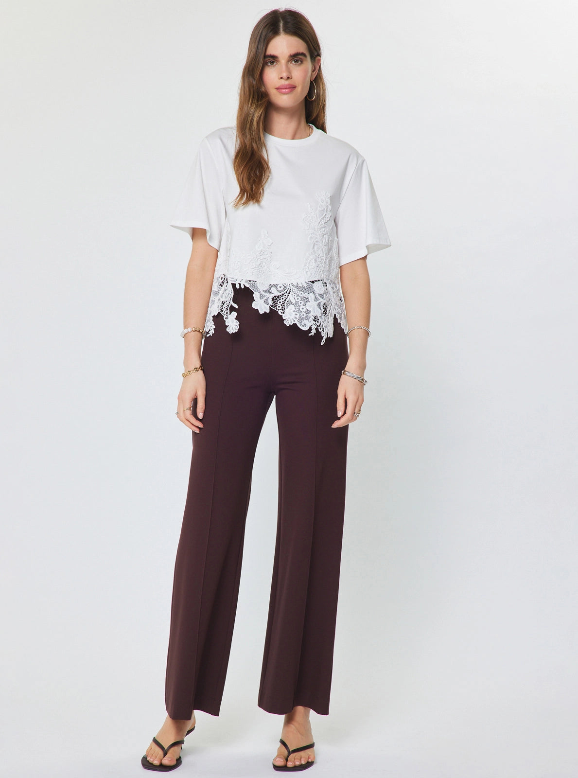 Lace Hem Top