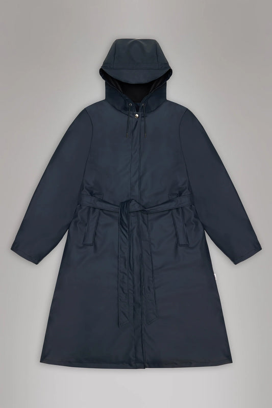 Navy A-Line Longer W Jacket