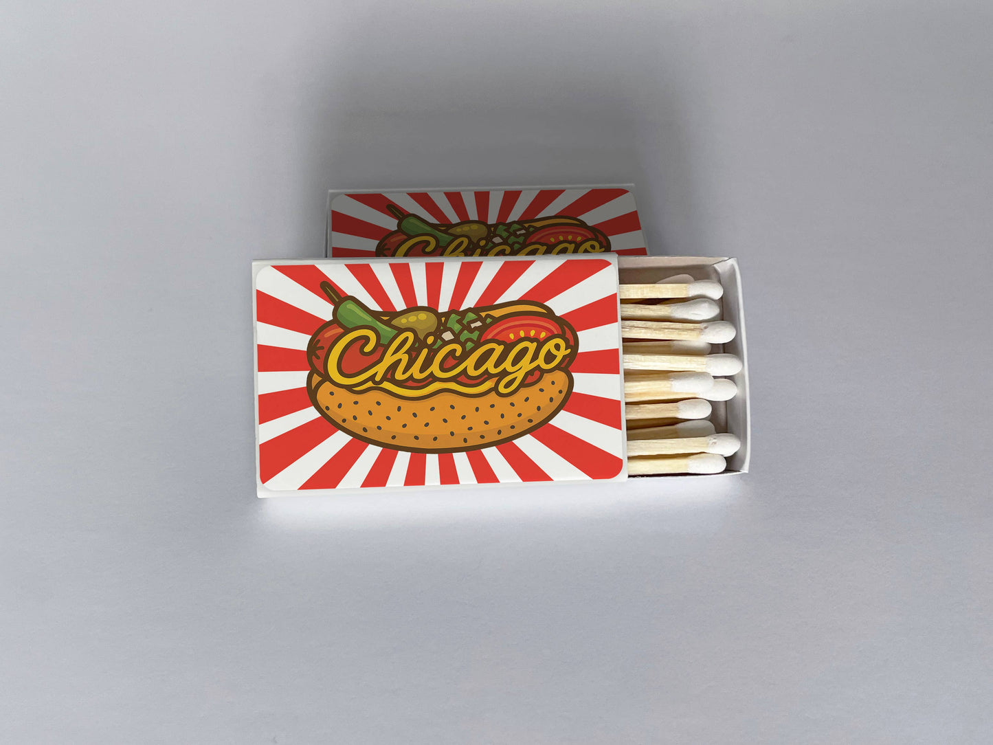 Chicago Style Hot Dog Matchbook