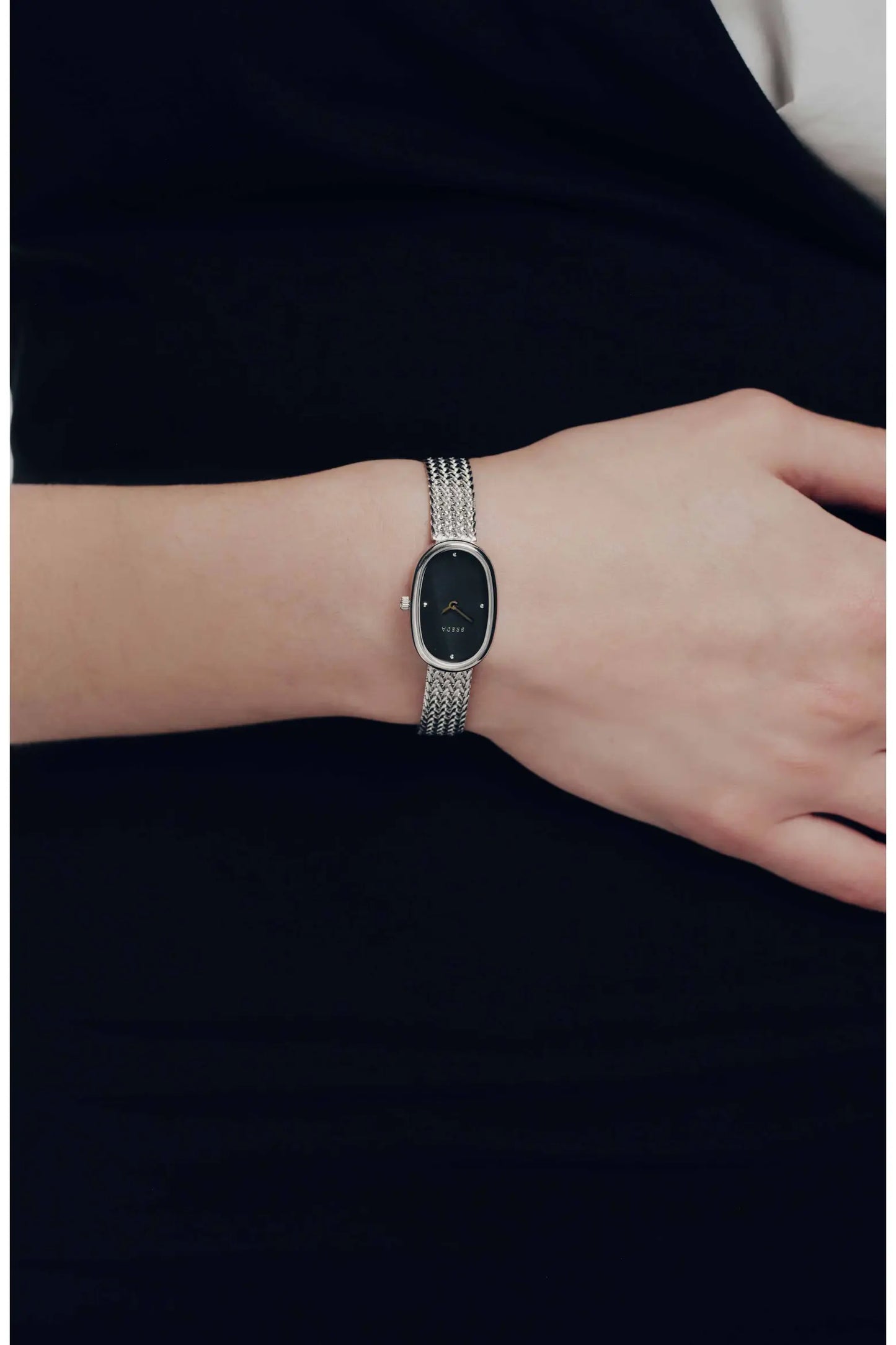Jane Tethered Mesh Strap Watch, 18mm