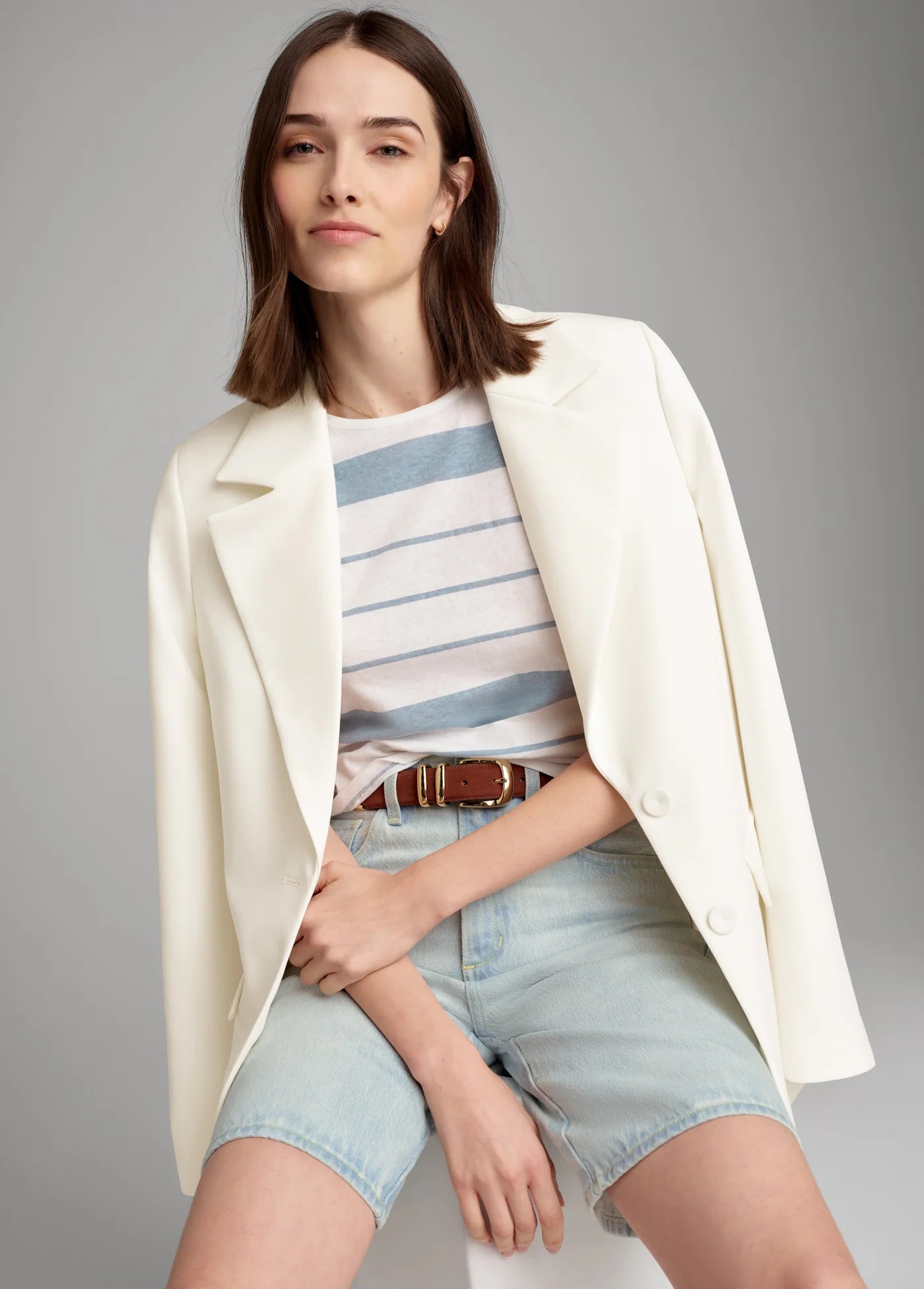 The Favorite Oversized Blazer Pearl