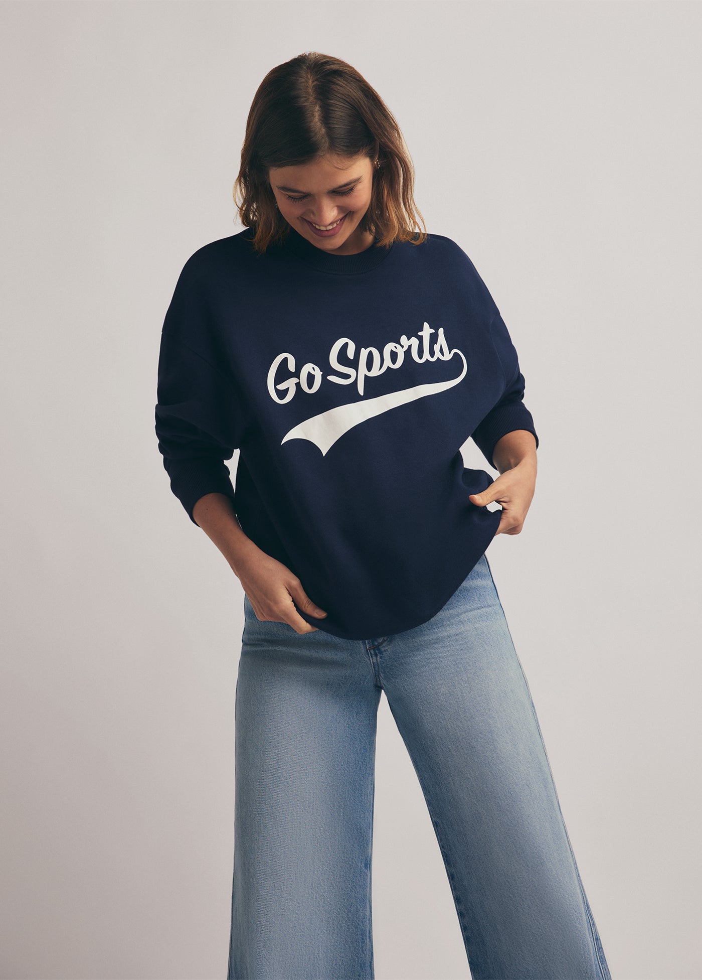 Go Sports Navy Sweatshirt