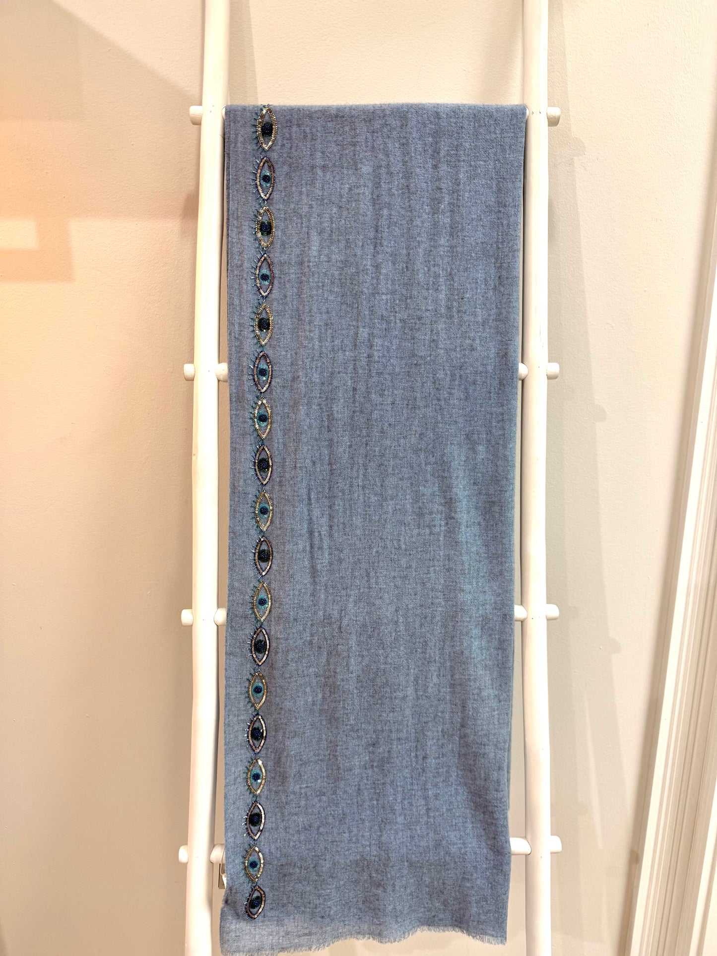Blue Evil Eye Wrap