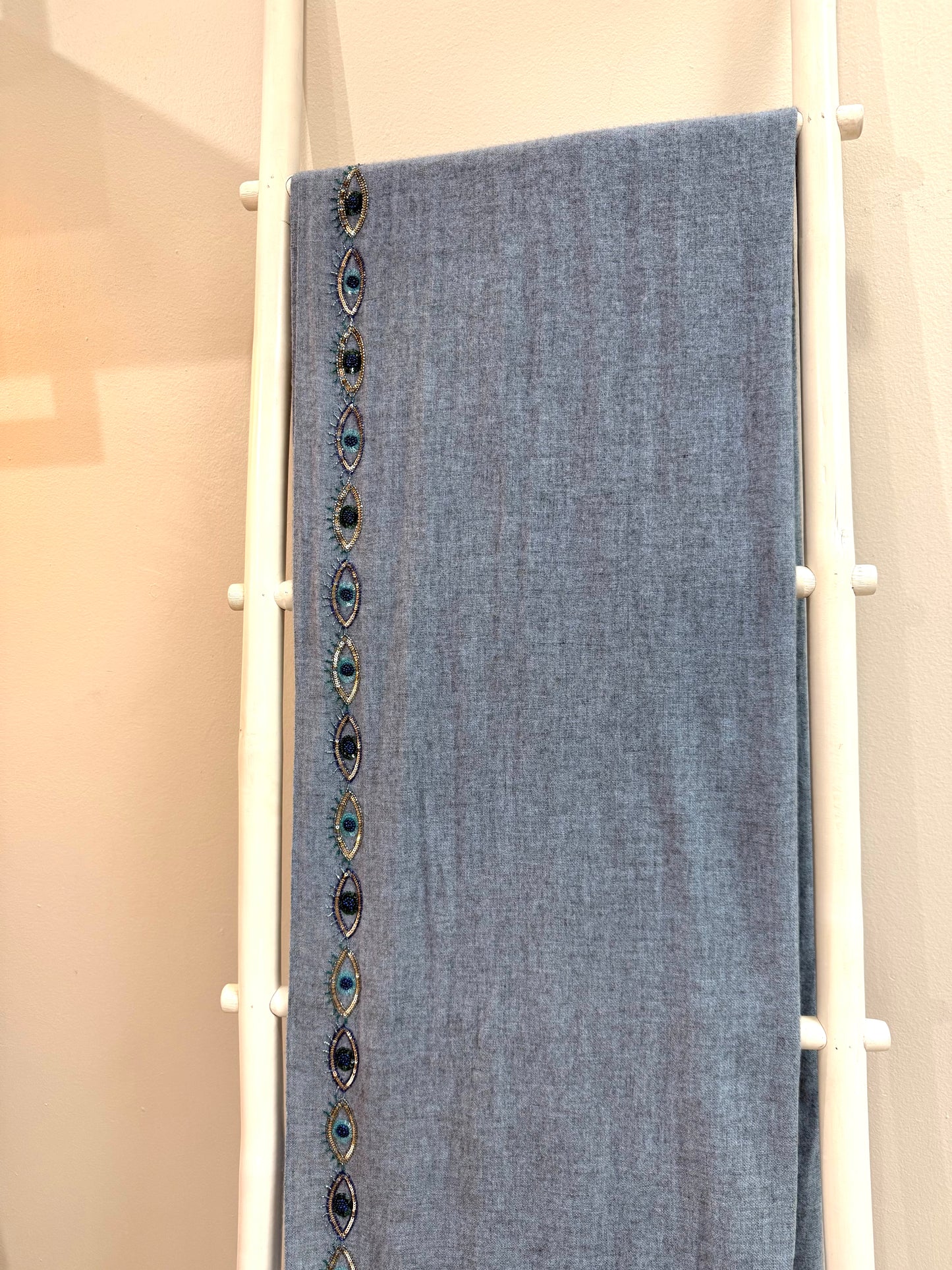 Blue Evil Eye Wrap