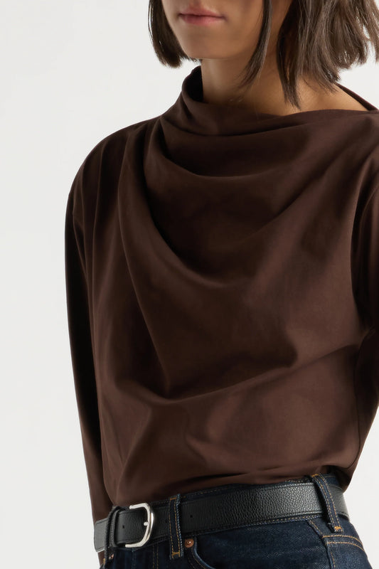 Kenira Asymmetric Long Sleeve Tee