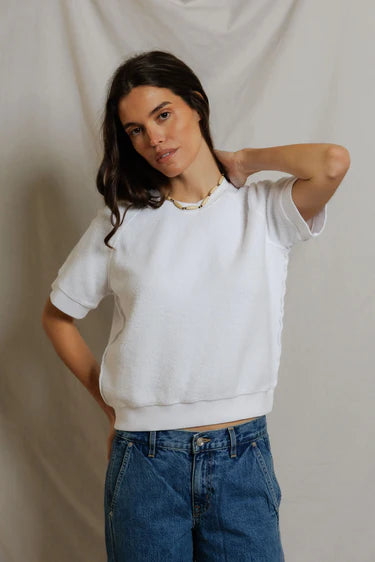 Kennedy- short sleeve crew neck sweatshirt