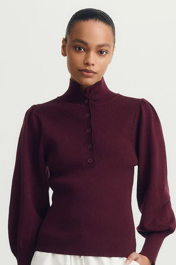 Ash Sweater Burgundy