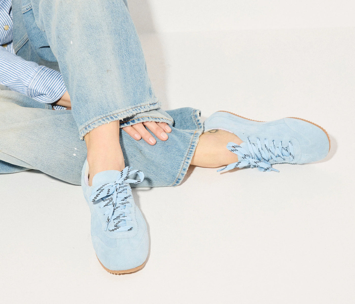 Minnie Ballet Sneaker Sky Blue