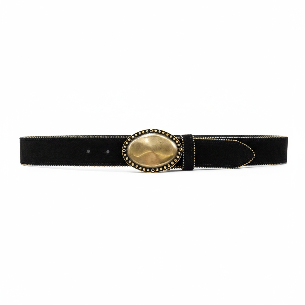 Alethea Belt Black Suede