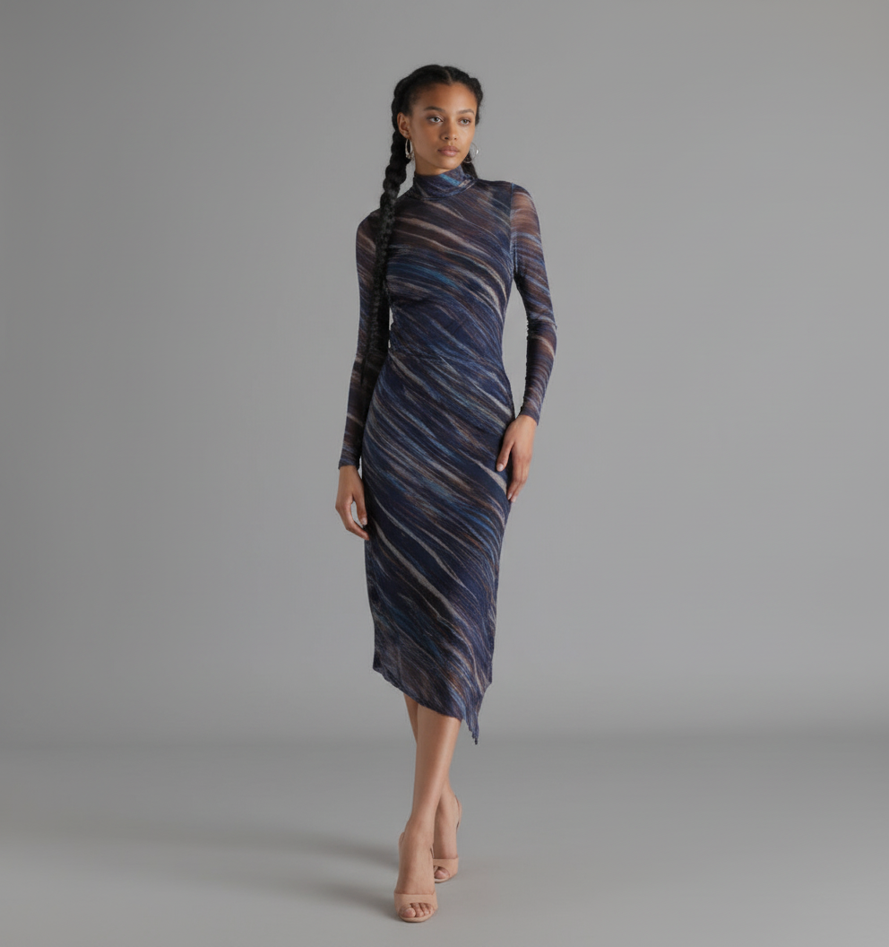 Blare Dress Pastel Multi