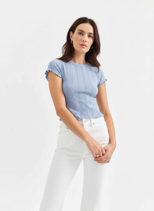 Lily Baby Tee Powder Blue