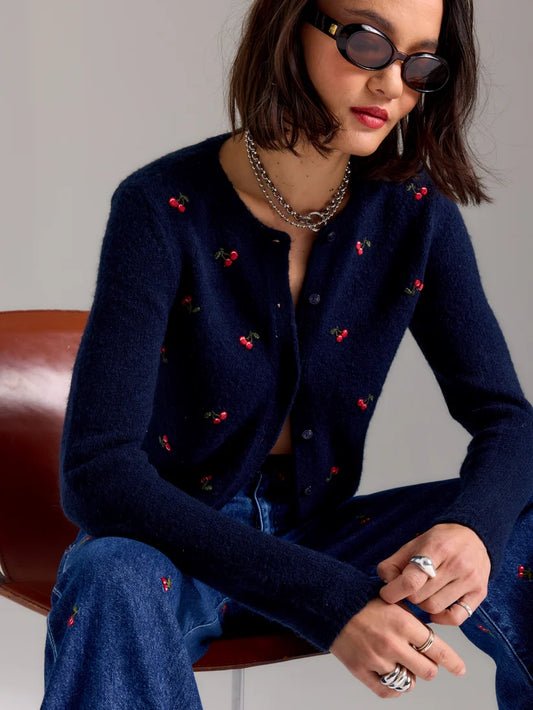 Muse Cherry Cardigan