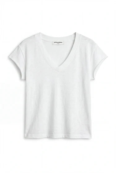 Pearl Vneck White