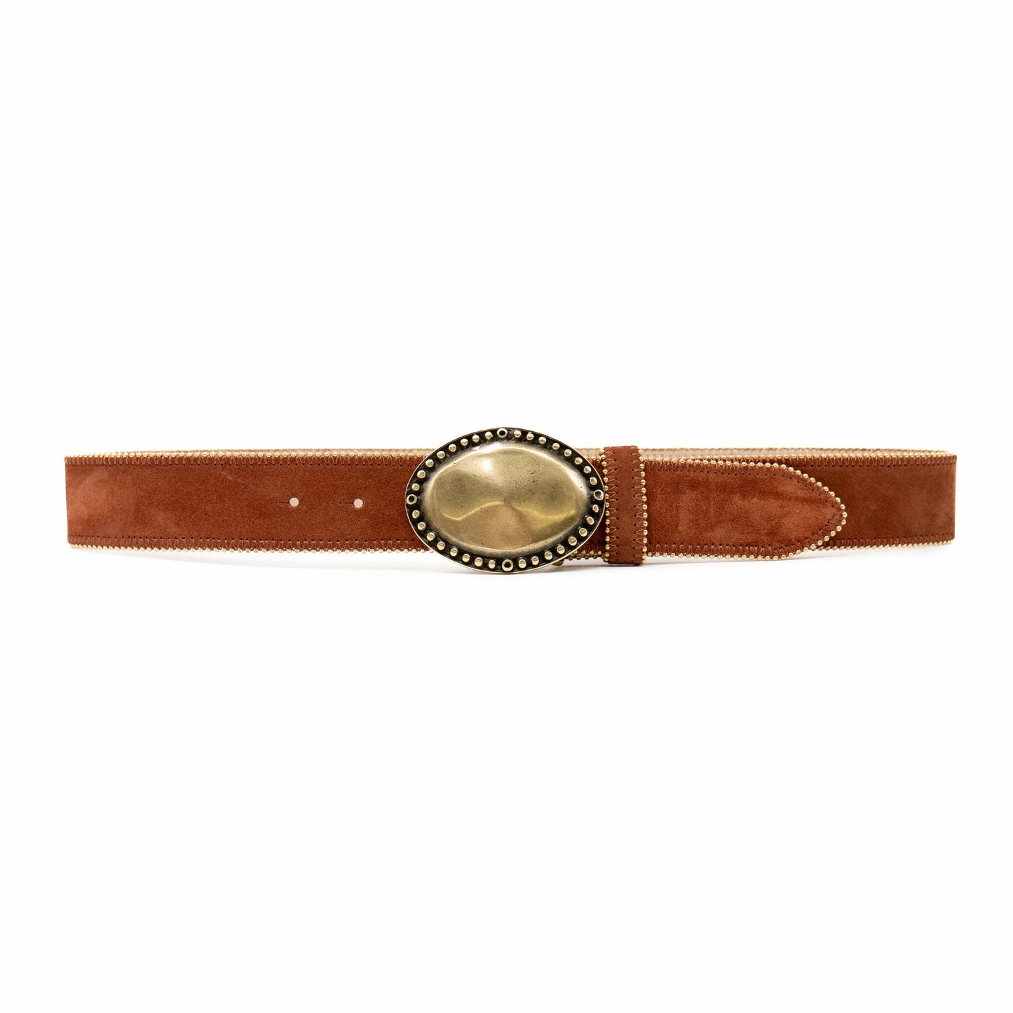 Alethea Belt Rust Suede