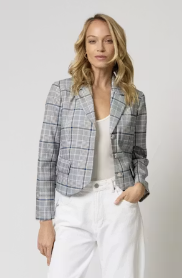 Paulie Plaid Blazer