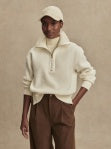 Roselle Half Zip Fleece Egret