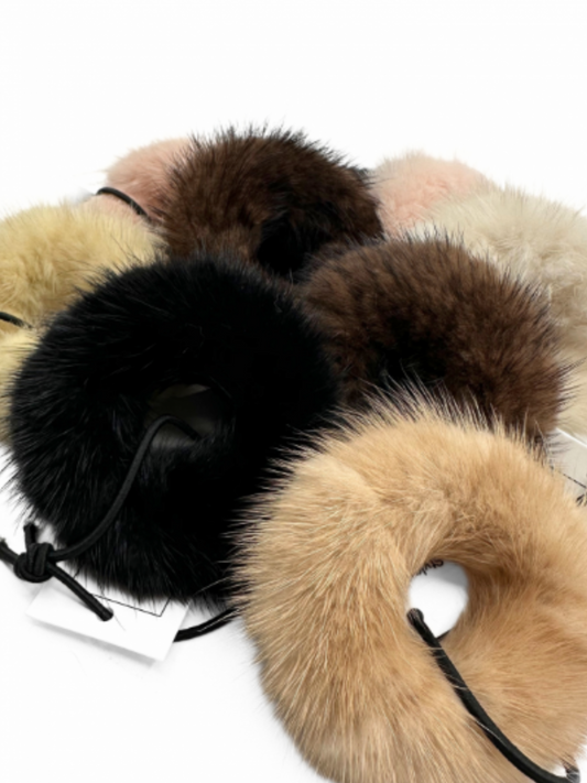 Mink Pony Tail Holder