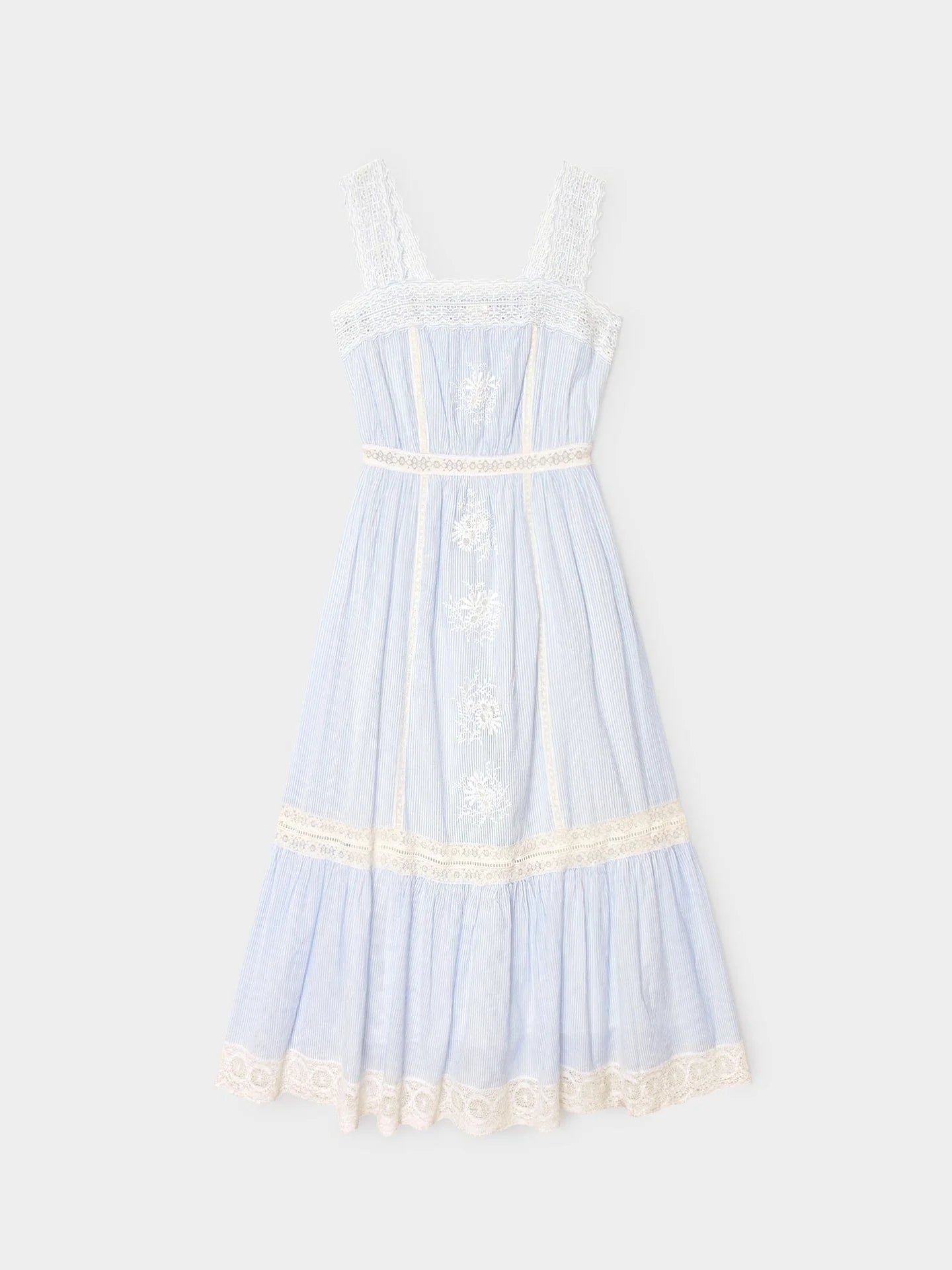 Blue White Stripe Anita Dress