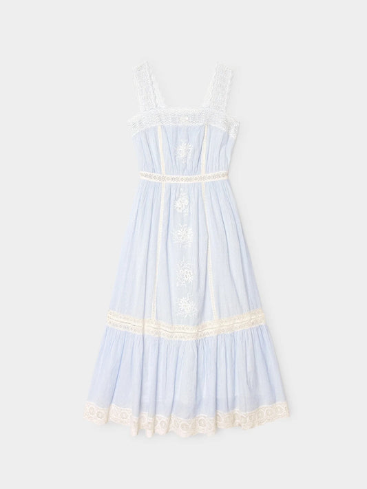 Blue White Stripe Anita Dress