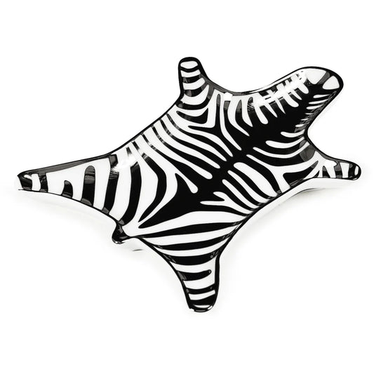 Zebra Black and White Dish